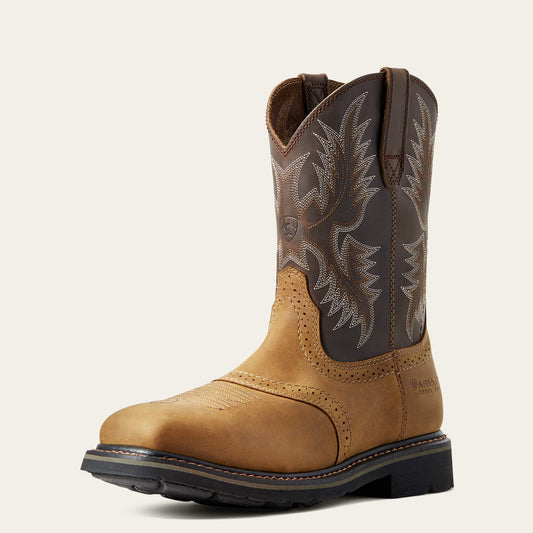 Sierra Wide Square Toe Steel Toe Work Boot - Ariat Essential