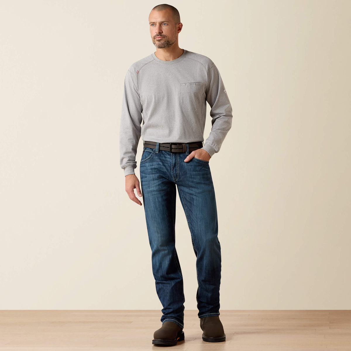 FR M5 Straight DuraLight Stretch Coltrane Straight Leg Jean - Ariat Signature