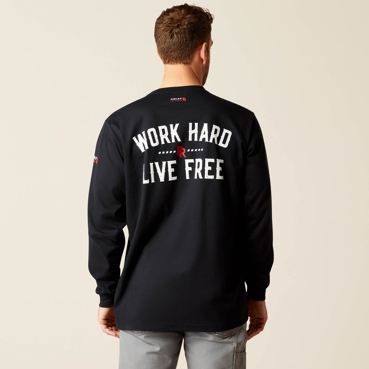 FR Work Hard Live Free T-Shirt - Ariat Classic