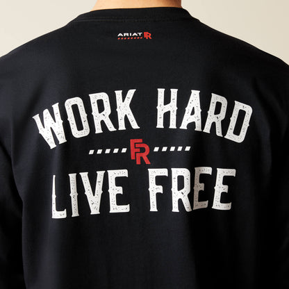 FR Work Hard Live Free T-Shirt - Ariat Classic
