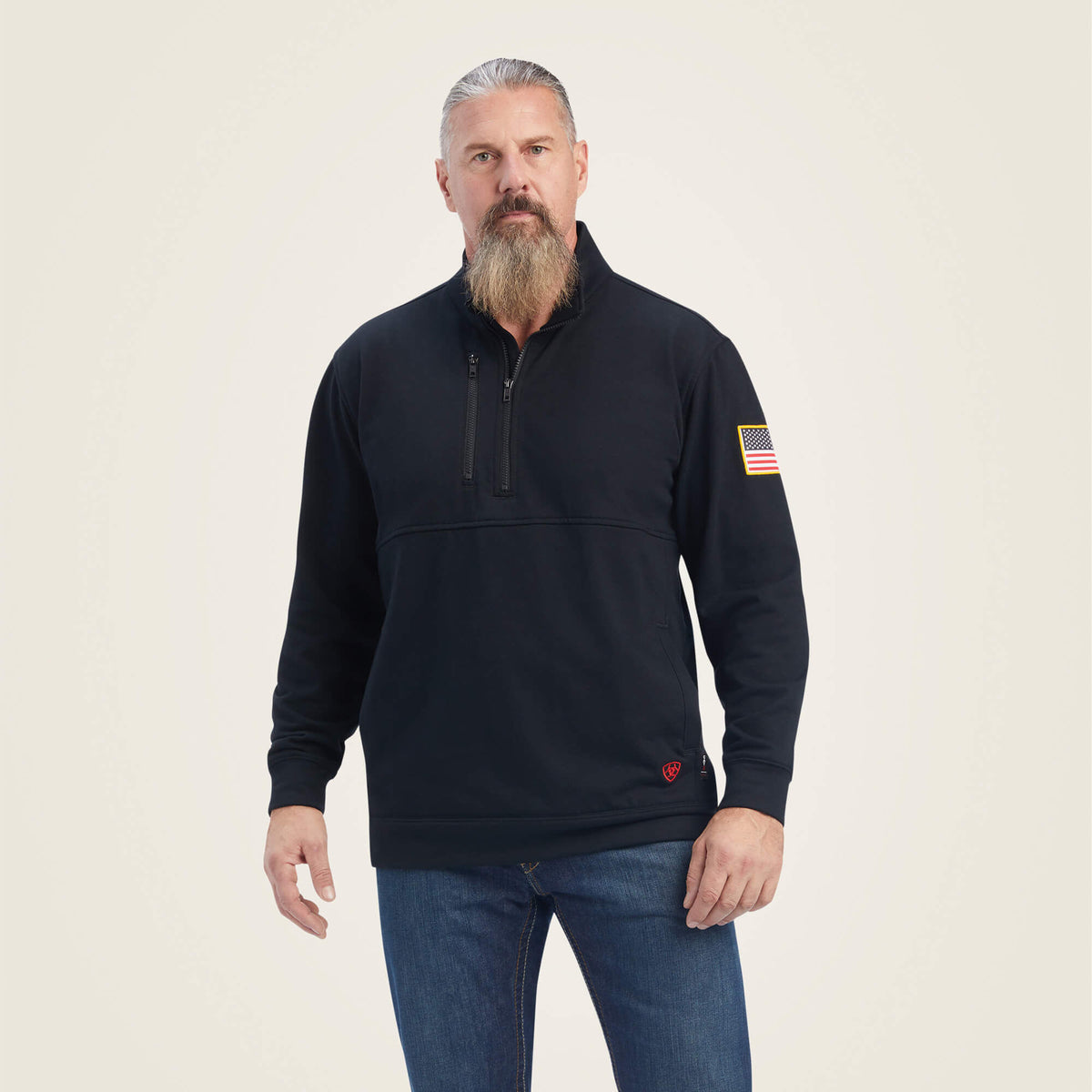 FR Durastrech Fleece 1/2 Zip Job Shirt - Ariat Classic