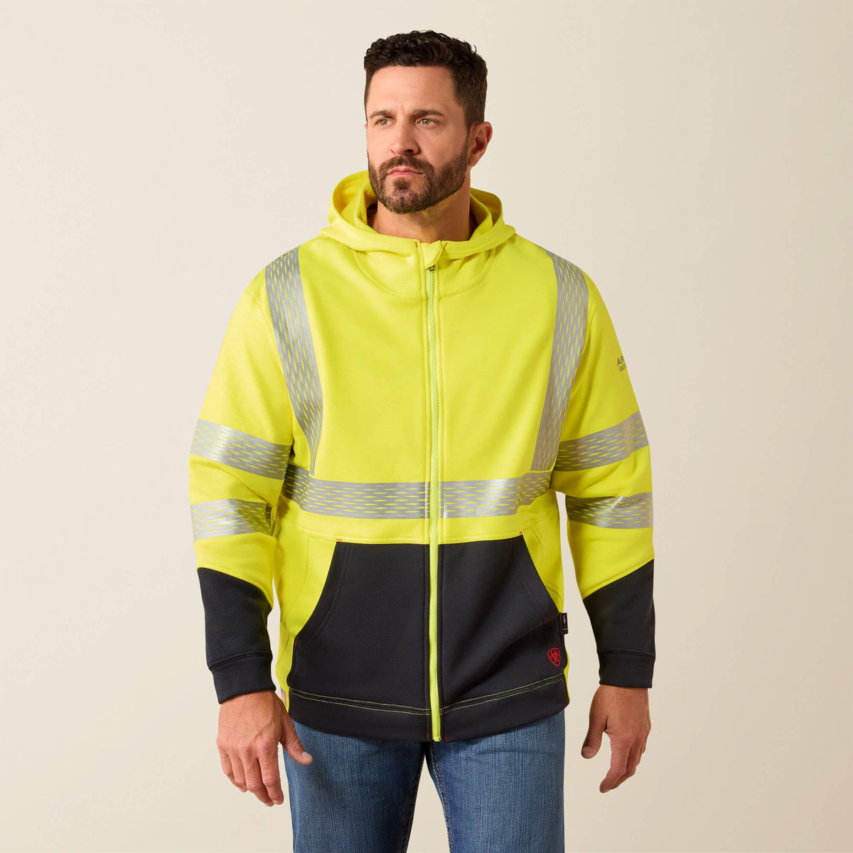 FR Hi-Vis Full Zip Hoodie - Ariat Signature