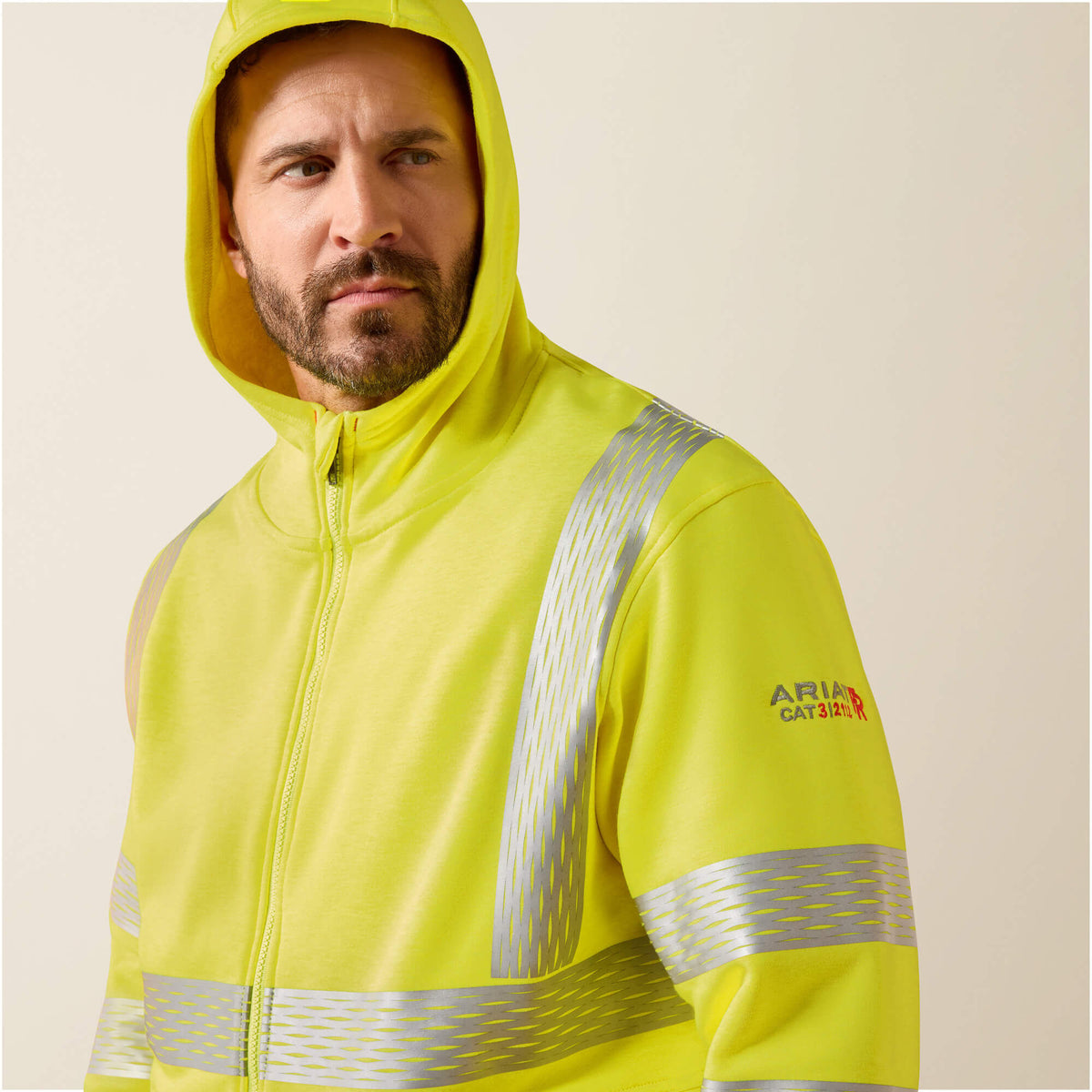 FR Hi-Vis Full Zip Hoodie - Ariat Signature
