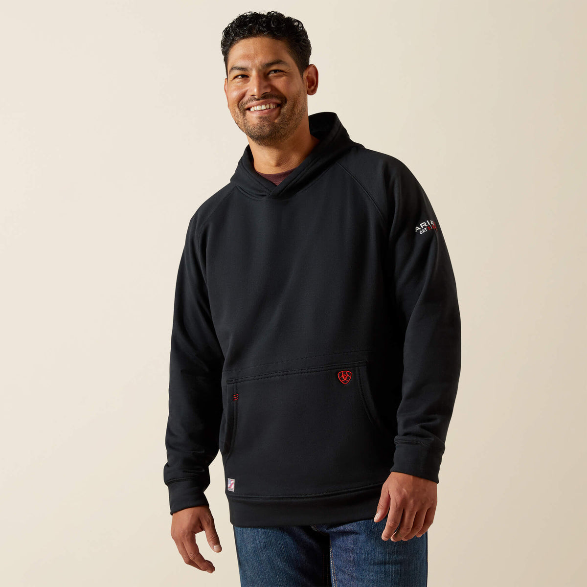 FR DuraStretch Hard Head Full Zip Hoodie - Ariat Essential
