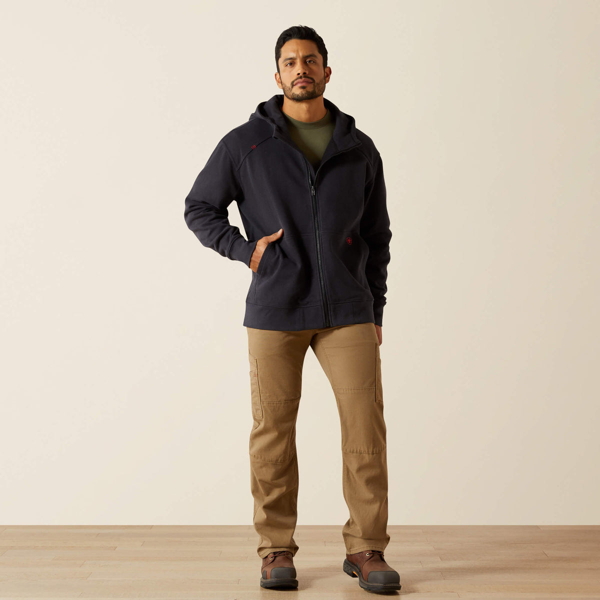 FR DuraStretch Heavyweight Fleece Full Zip Hoodie - Ariat Quality