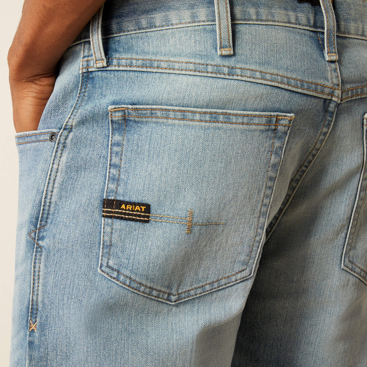 Rebar M4 Relaxed DuraStretch Basic Stackable Straight Leg Jean - Ariat Latest