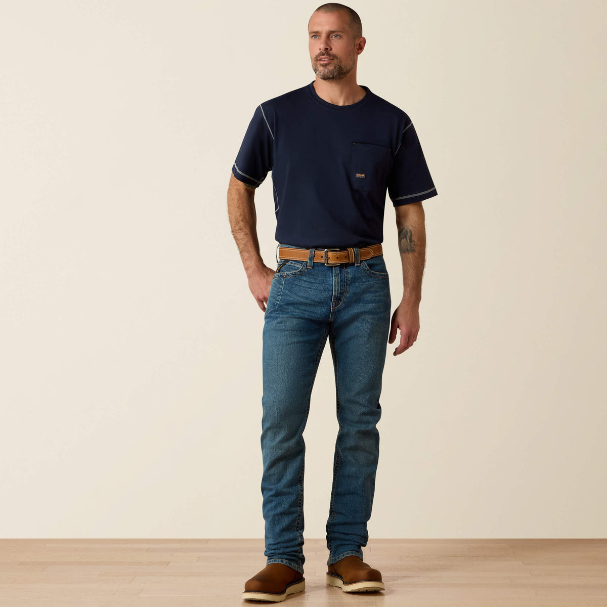 Rebar M7 Slim DuraStretch Edge Straight Jean - Ariat Exclusive