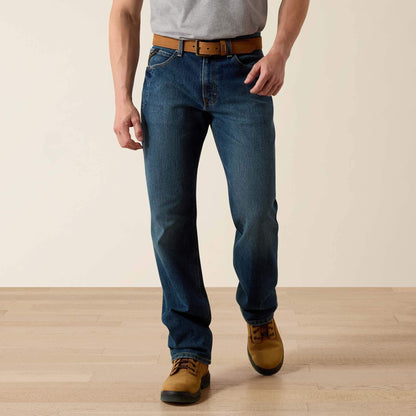 Rebar M3 Loose DuraStretch Basic Stackable Straight Leg Jean - Ariat Trusted