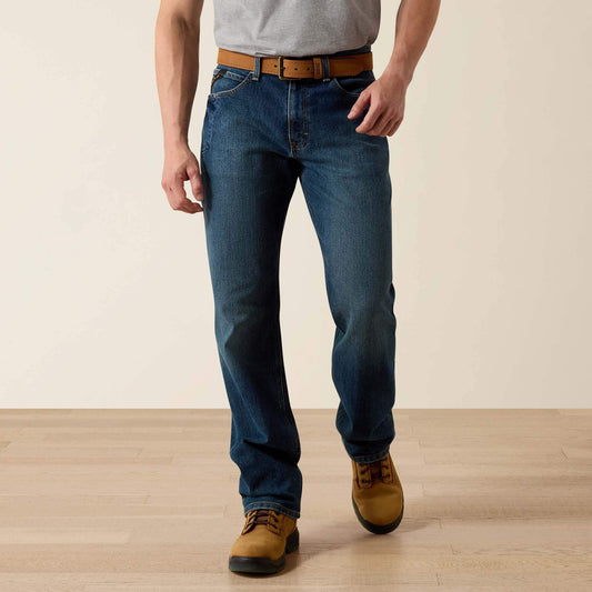 Rebar M3 Loose DuraStretch Basic Stackable Straight Leg Jean - Ariat Trusted