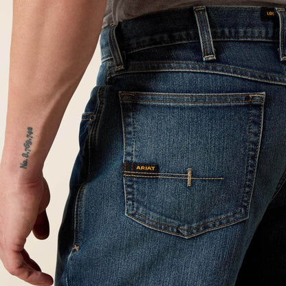 Rebar M3 Loose DuraStretch Basic Stackable Straight Leg Jean - Ariat Trusted