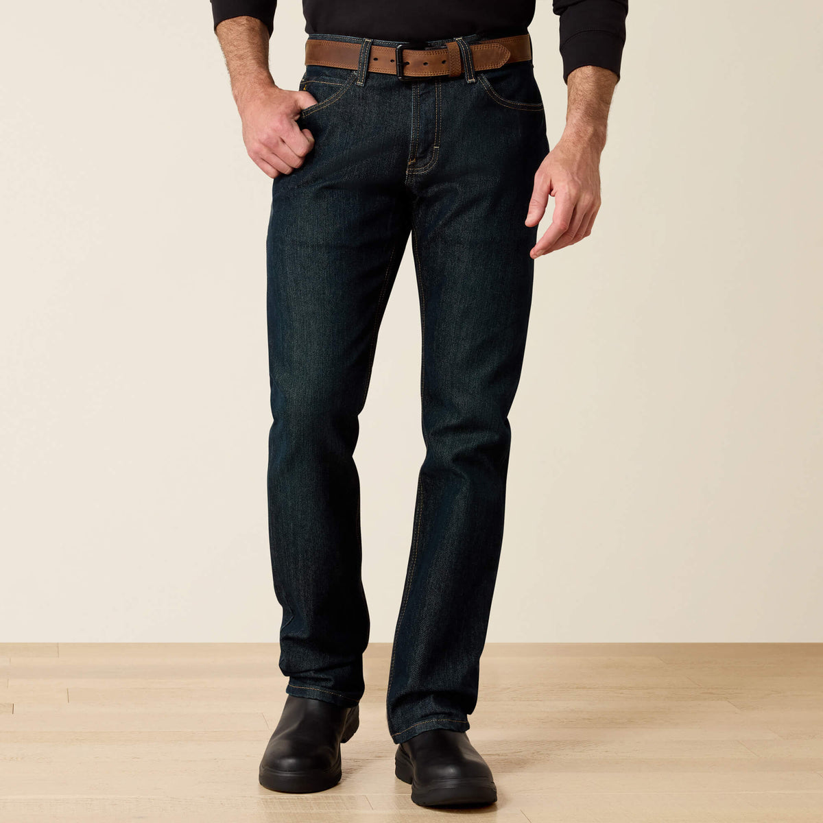 Rebar M7 Slim DuraStretch Basic Stackable Straight Leg Jean - Ariat Popular