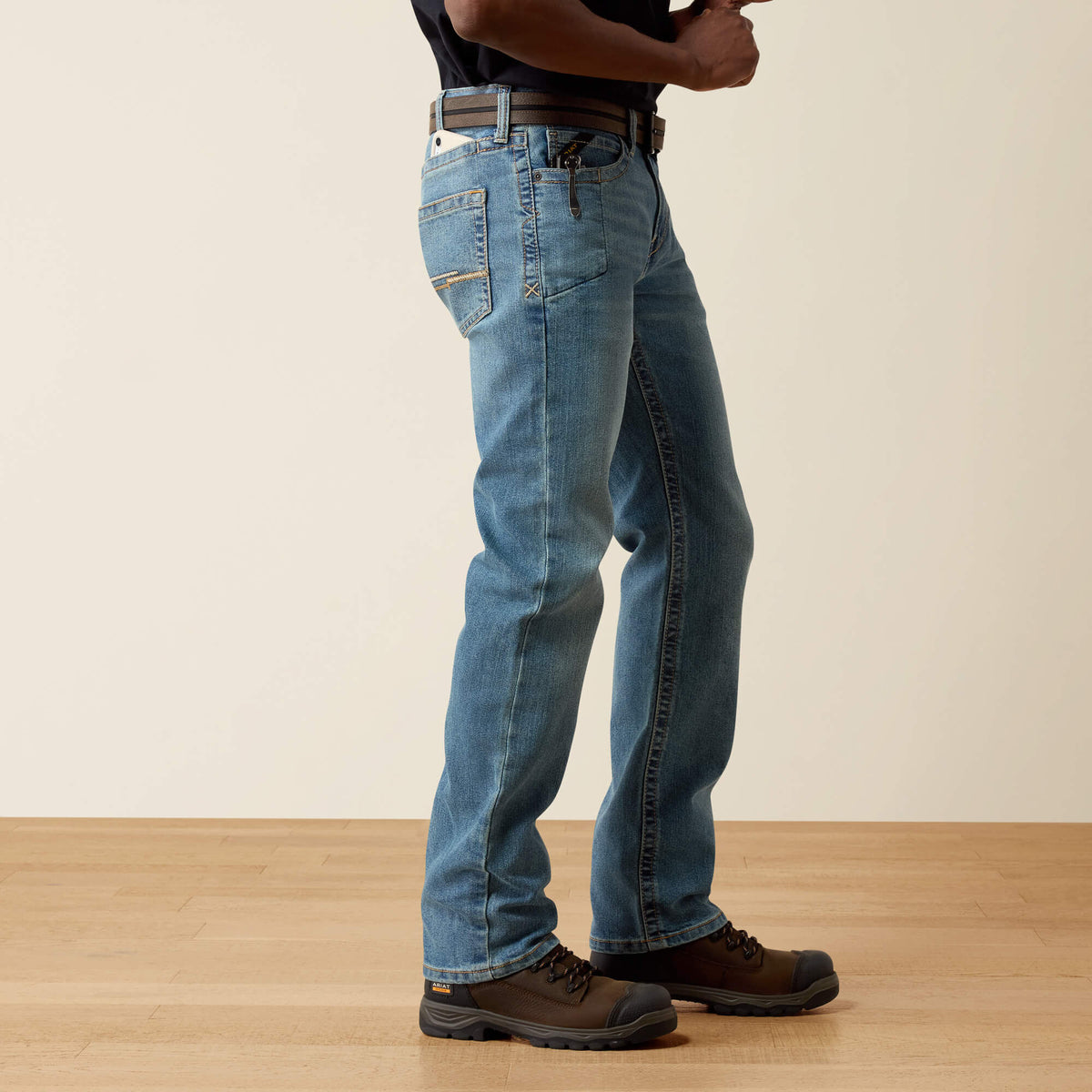 Rebar M7 Slim Rail DuraStretch Straight Leg Jeans - Ariat Discount