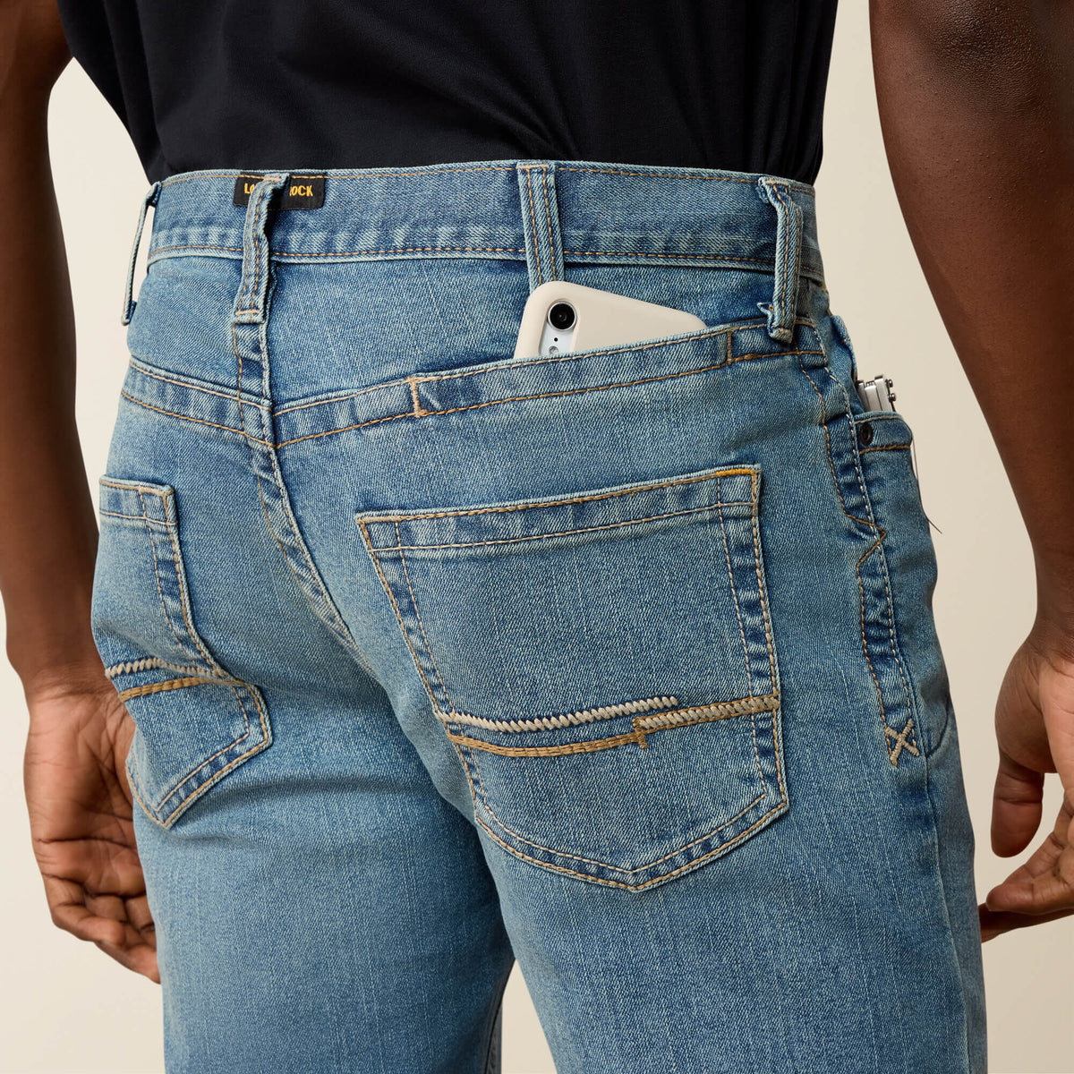 Rebar M7 Slim Rail DuraStretch Straight Leg Jeans - Ariat Discount