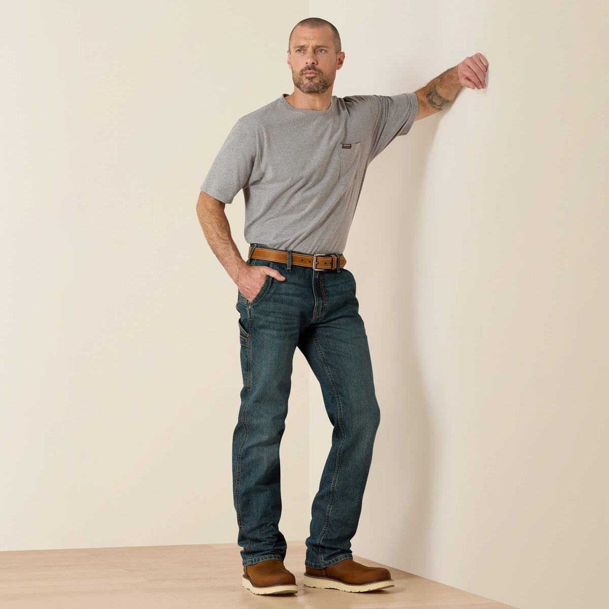 Rebar M7 Slim DuraStretch Workhorse Straight Leg Jean - Ariat Latest