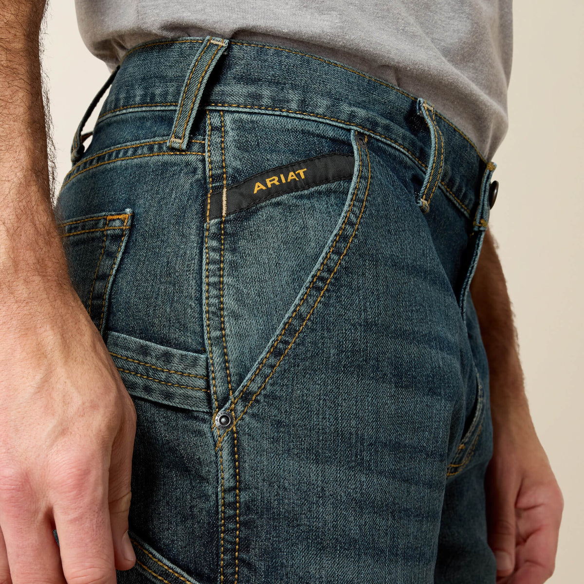 Rebar M7 Slim DuraStretch Workhorse Straight Leg Jean - Ariat Latest