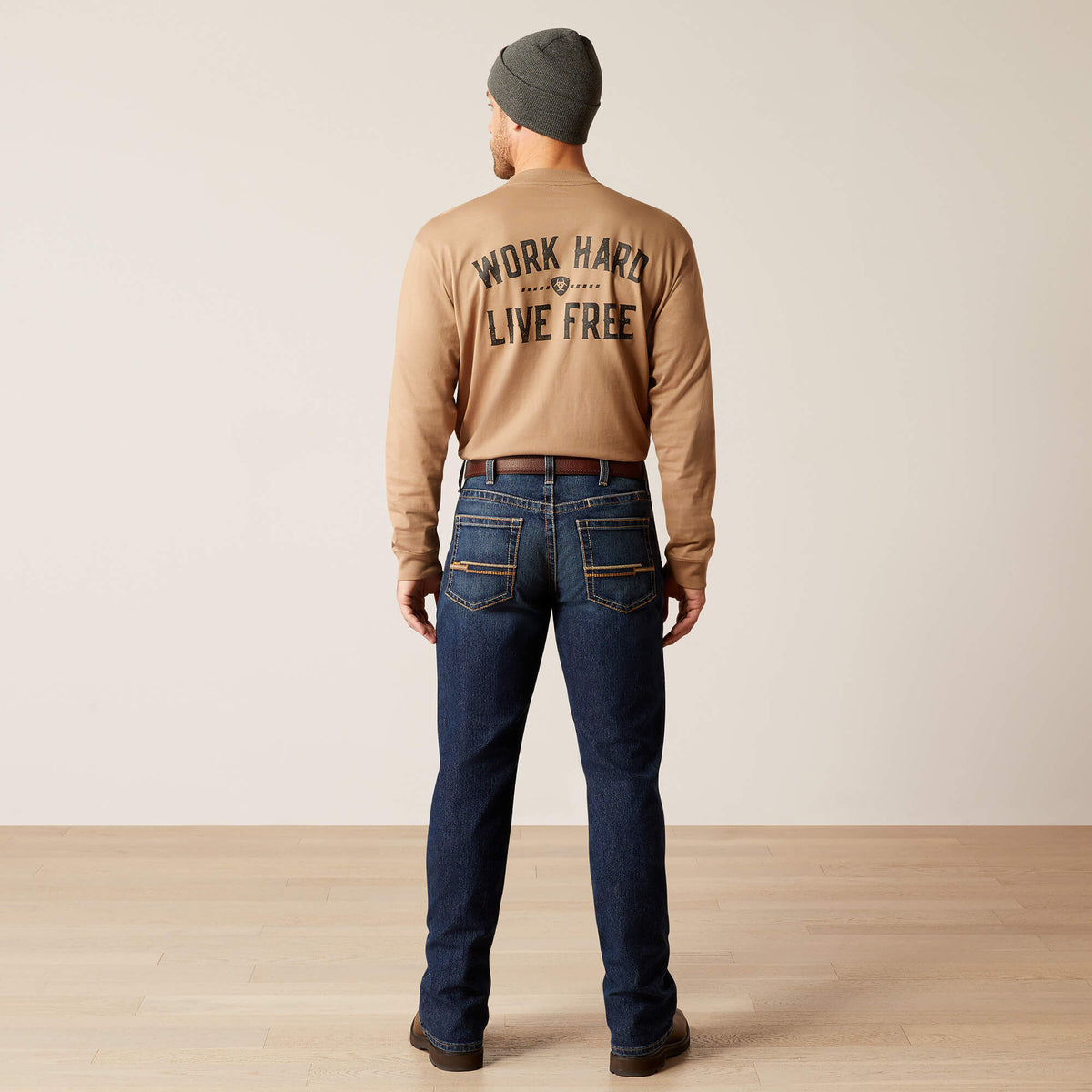 Rebar M4 Relaxed Rail DuraStretch Boot Cut Jeans - Ariat Exclusive