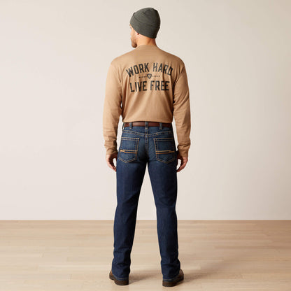 Rebar M4 Relaxed Rail DuraStretch Boot Cut Jeans - Ariat Exclusive