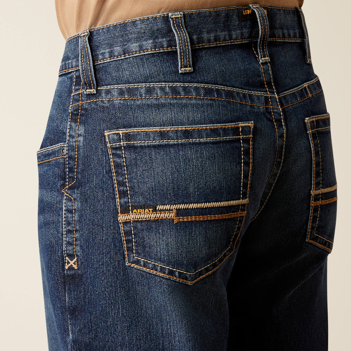 Rebar M4 Relaxed Rail DuraStretch Boot Cut Jeans - Ariat Exclusive