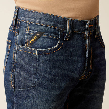Rebar M4 Relaxed Rail DuraStretch Boot Cut Jeans - Ariat Exclusive