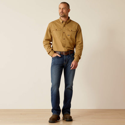 Rebar Washed Twill Work Shirt - Ariat Featured