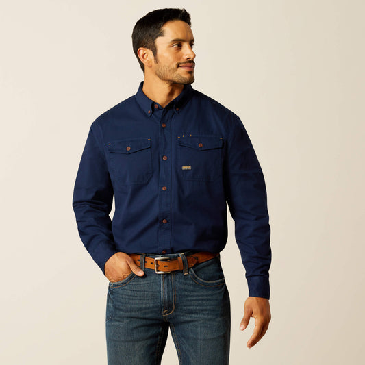 Rebar Washed Twill Work Shirt - Ariat Recommended