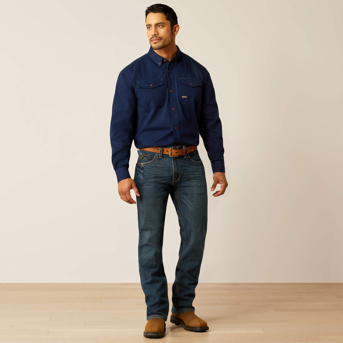 Rebar Washed Twill Work Shirt - Ariat Recommended