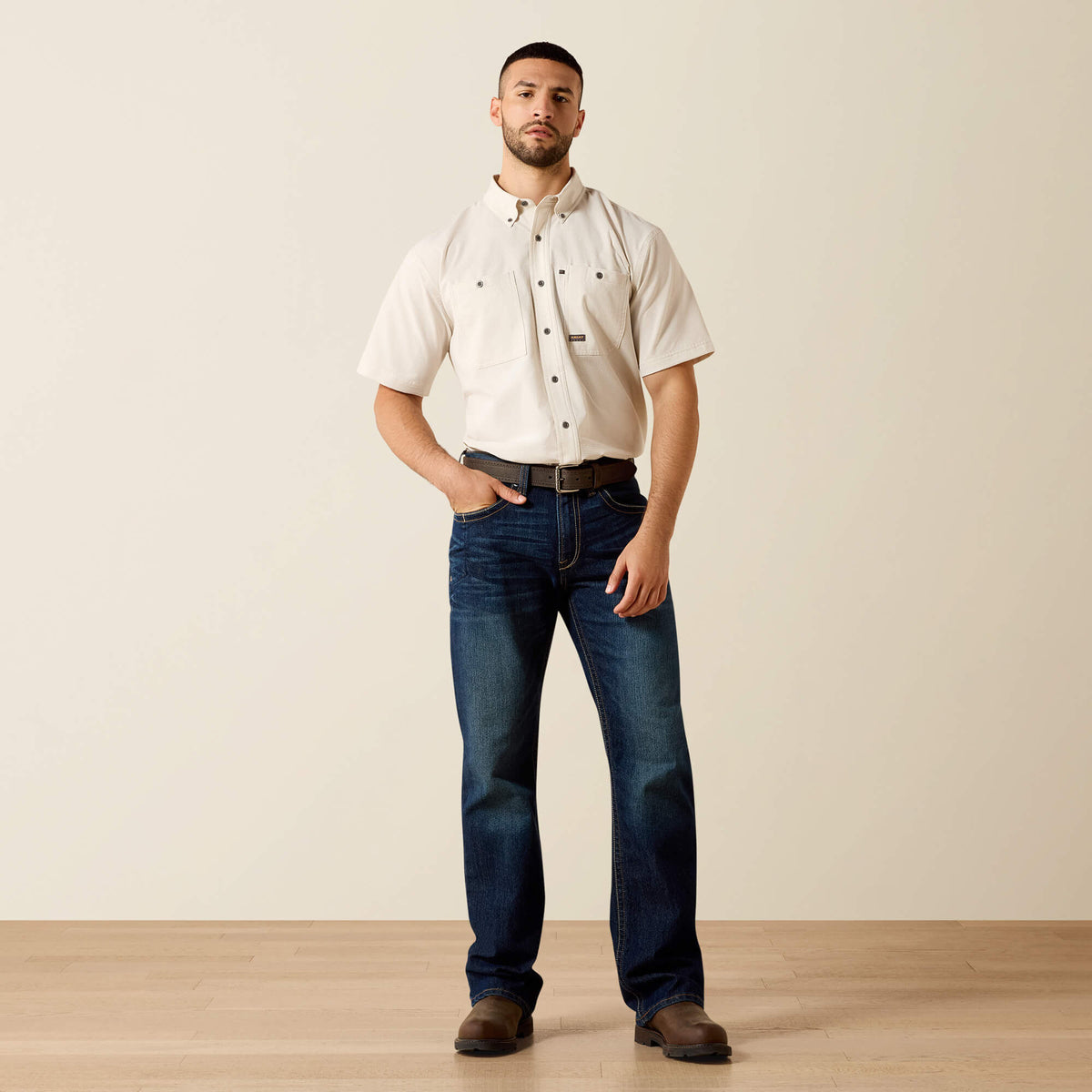 Rebar Made Tough 360 Airflow Work Shirt - Ariat Signature