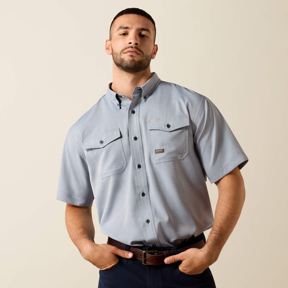 Rebar Made Tough VentTEK DuraStretch Work Shirt - Ariat Classic