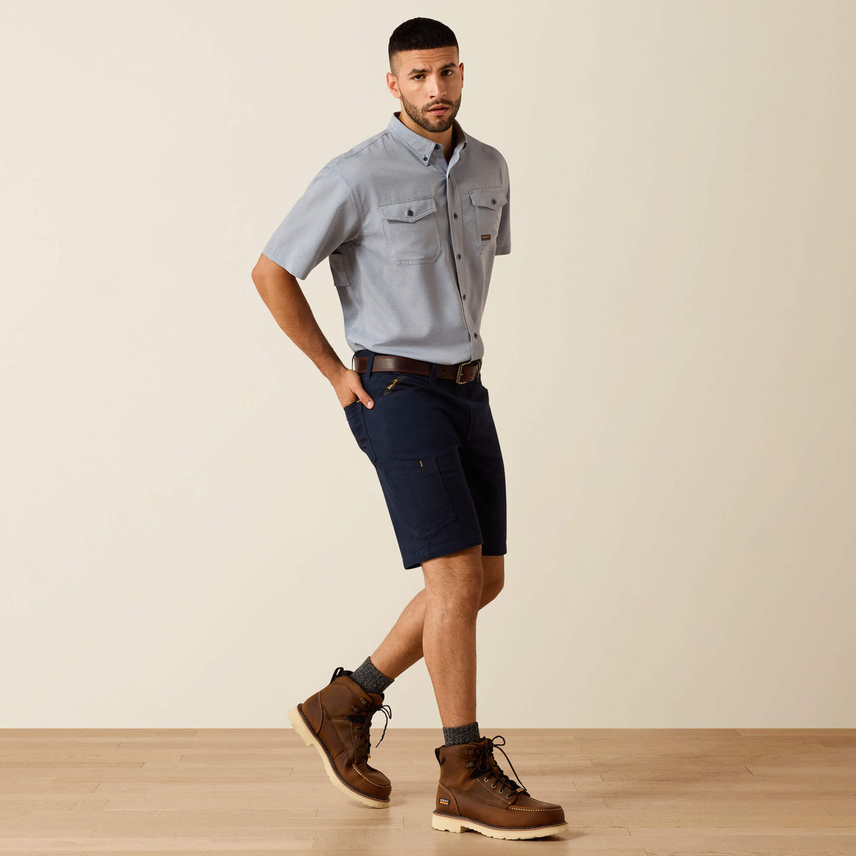 Rebar Made Tough VentTEK DuraStretch Work Shirt - Ariat Classic