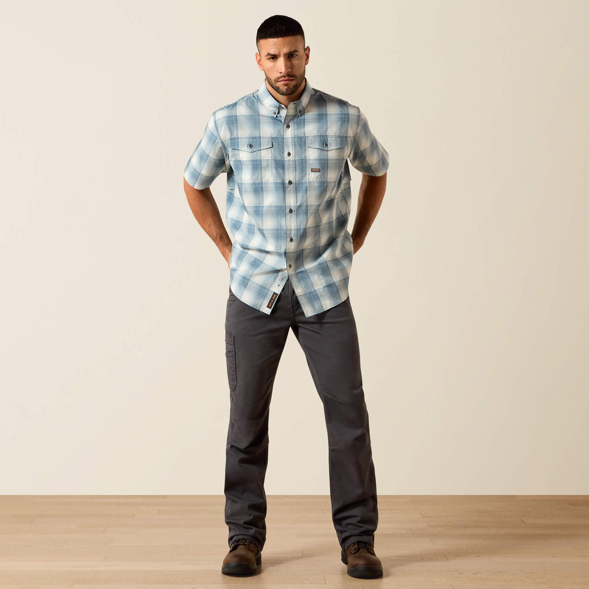 Rebar Made Tough VentTEK DuraStretch Work Shirt - Ariat Discount
