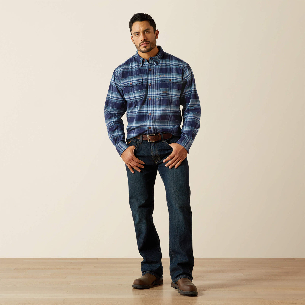 Rebar Flannel DuraStretch Work Shirt - Ariat Essential