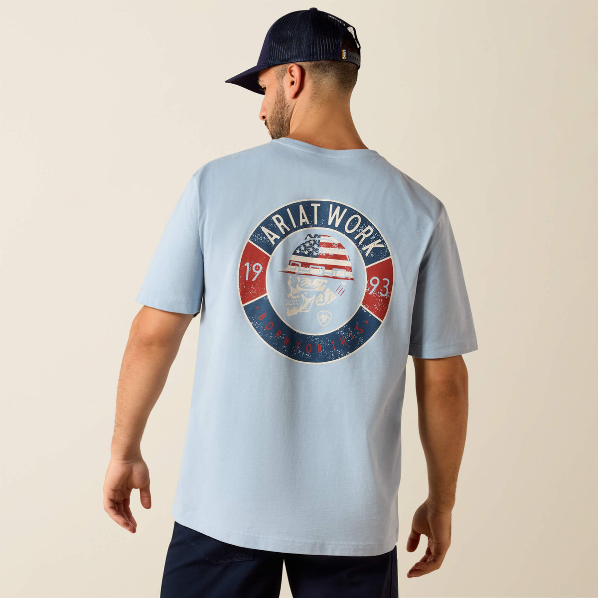 Rebar Cotton Strong Skull T-Shirt - Ariat Everyday
