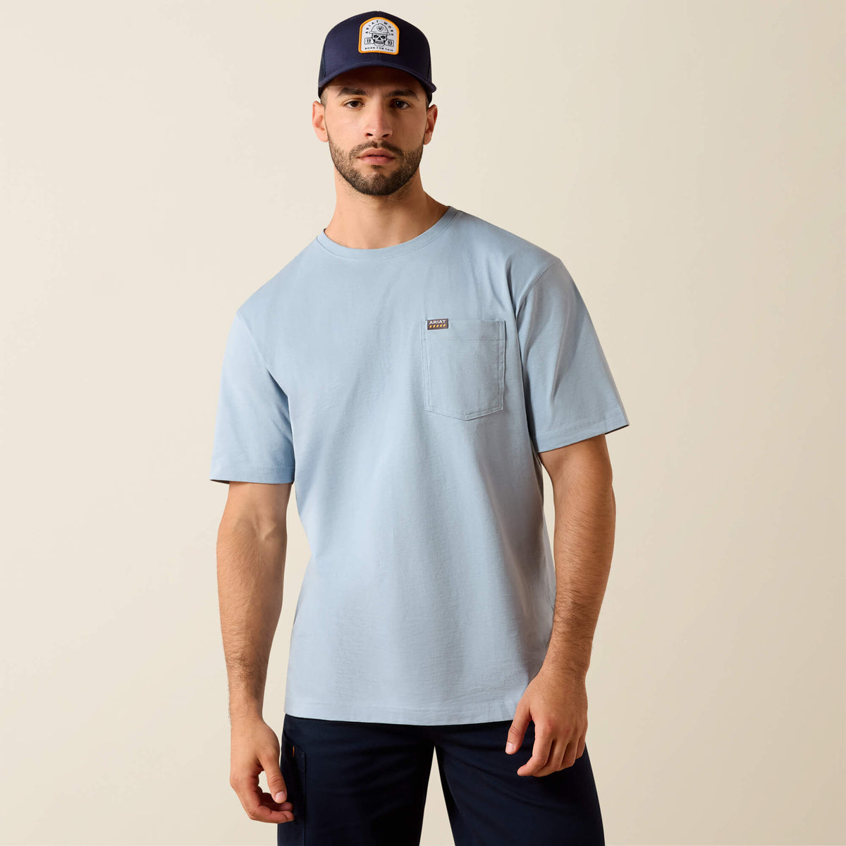 Rebar Cotton Strong Skull T-Shirt - Ariat Everyday