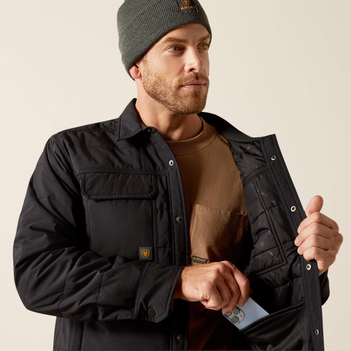 Rebar Cordura Ripstop Insulated Shirt Jacket - Ariat Popular