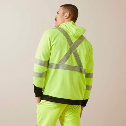 Rebar WorkTek Hi-Vis Full Zip Hoodie - Ariat Essential