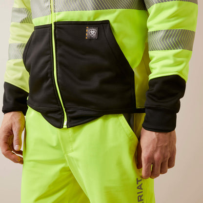 Rebar WorkTek Hi-Vis Full Zip Hoodie - Ariat Essential