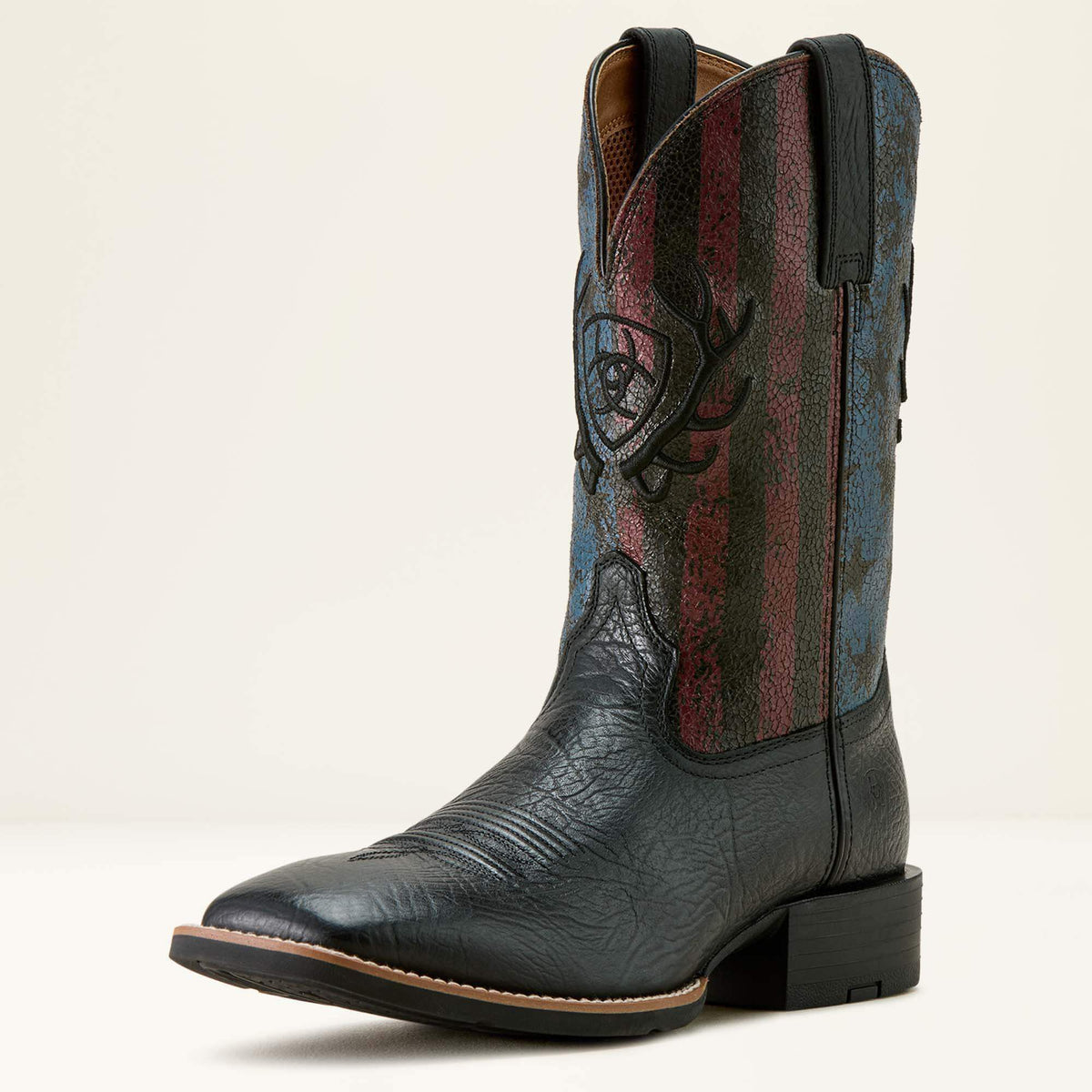 Sport Liberty Antler Wide Square Toe Cowboy Boot - Ariat Best Seller