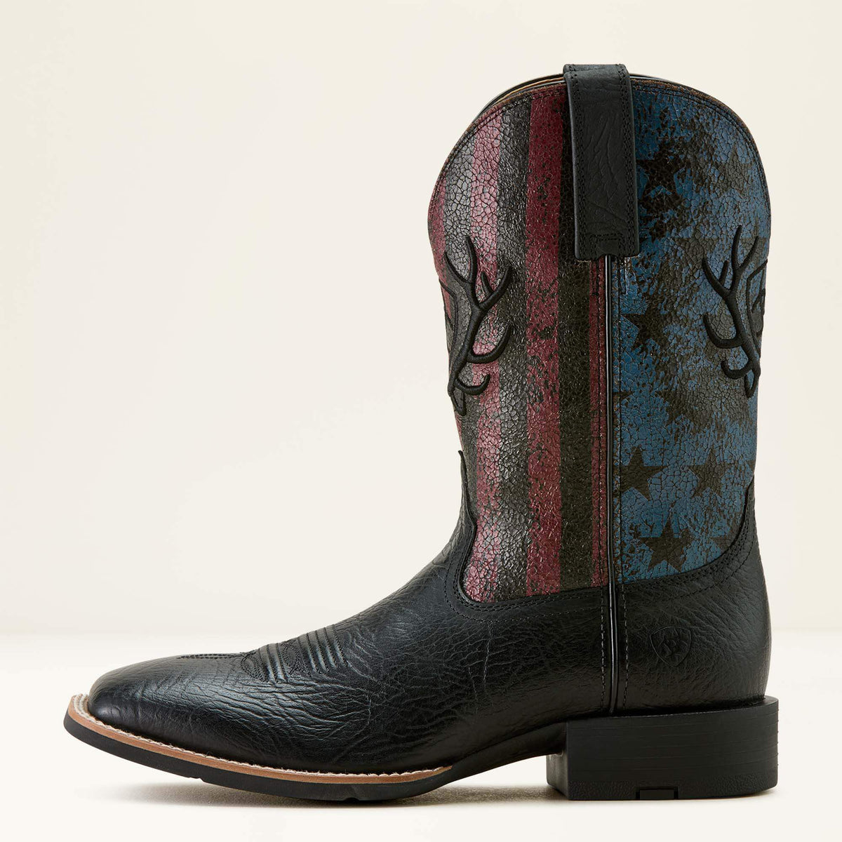 Sport Liberty Antler Wide Square Toe Cowboy Boot - Ariat Best Seller