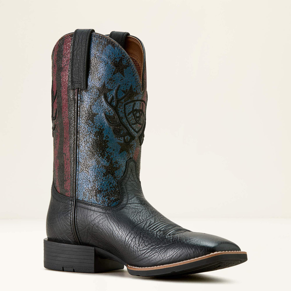 Sport Liberty Antler Wide Square Toe Cowboy Boot - Ariat Best Seller