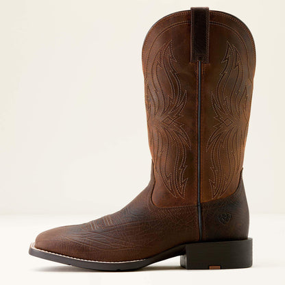 Sport Rustler Wide Square Toe Cowboy Boot - Ariat Value