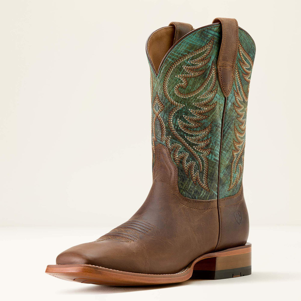 Wiley Wide Square Toe Cowboy Boot - Ariat Classic