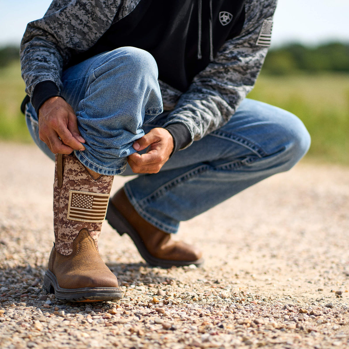 WorkHog Patriot Steel Toe Work Boot - Ariat Sale
