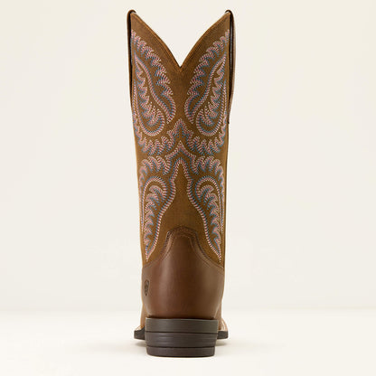 Cattle Caite Wide Square Toe Western Boot - Ariat Customer Favorite