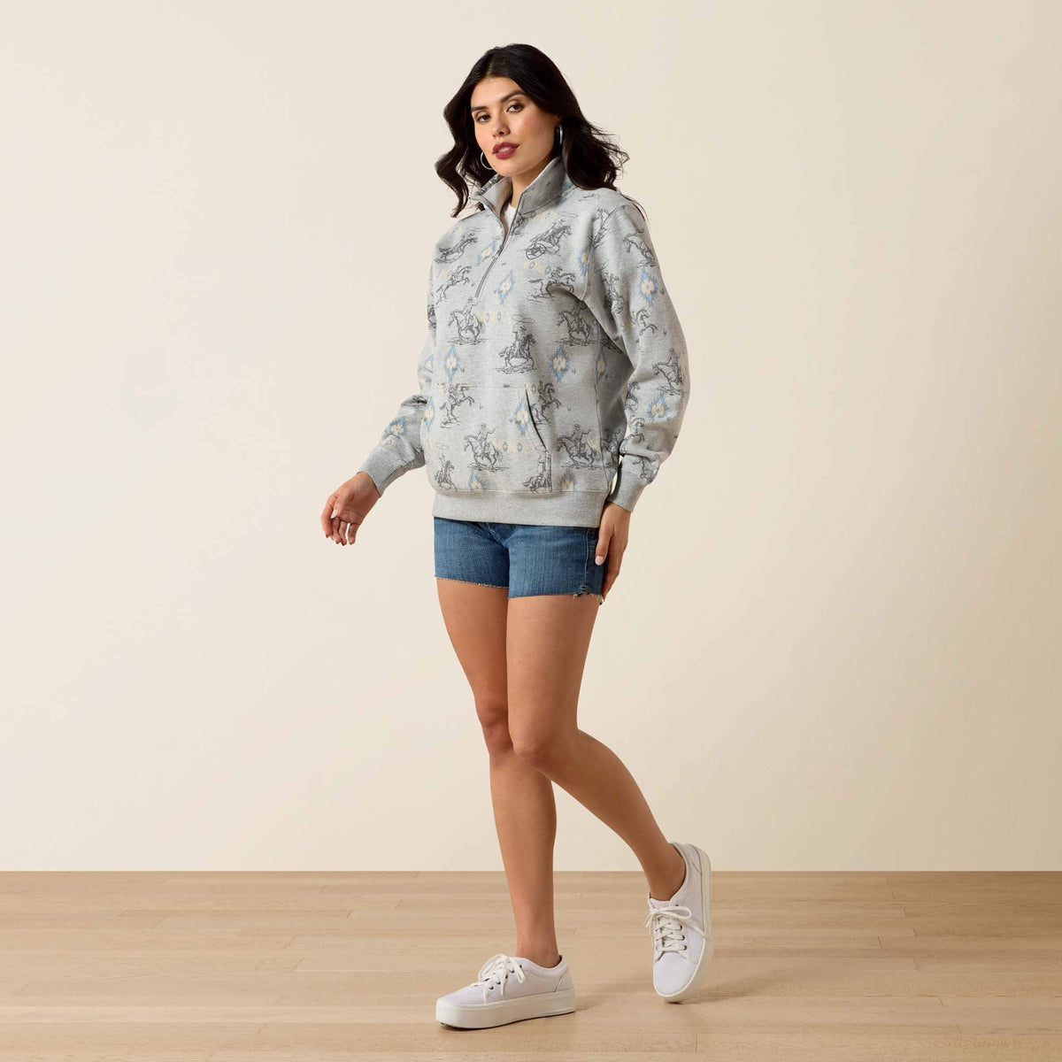 Sapphire 1/2 Zip Sweatshirt - Ariat Best Seller