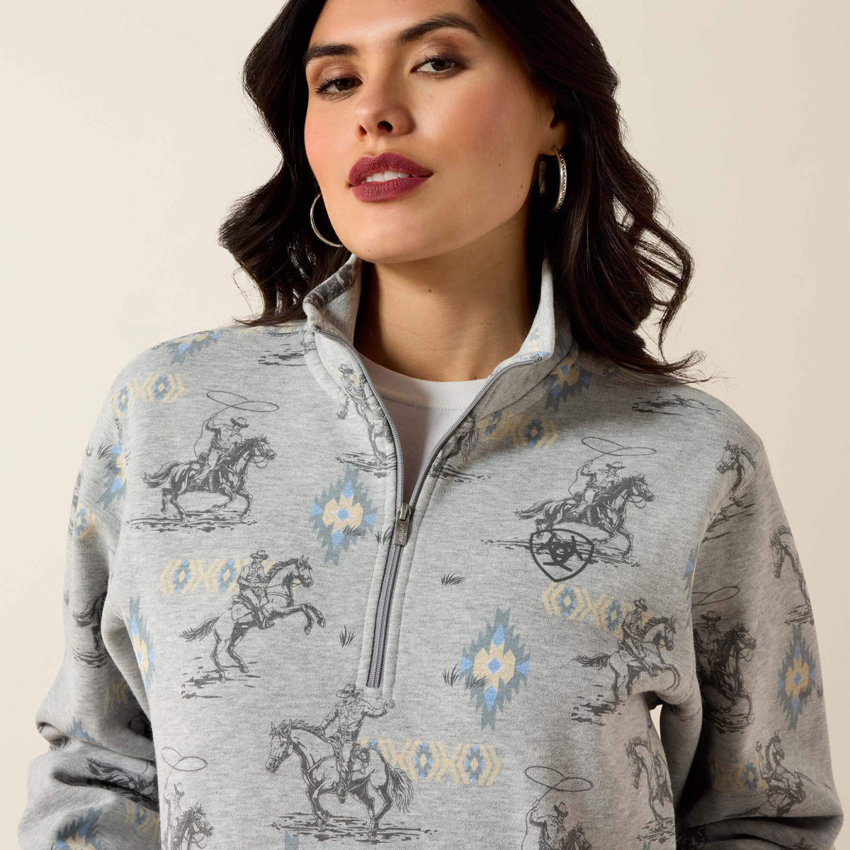 Sapphire 1/2 Zip Sweatshirt - Ariat Best Seller