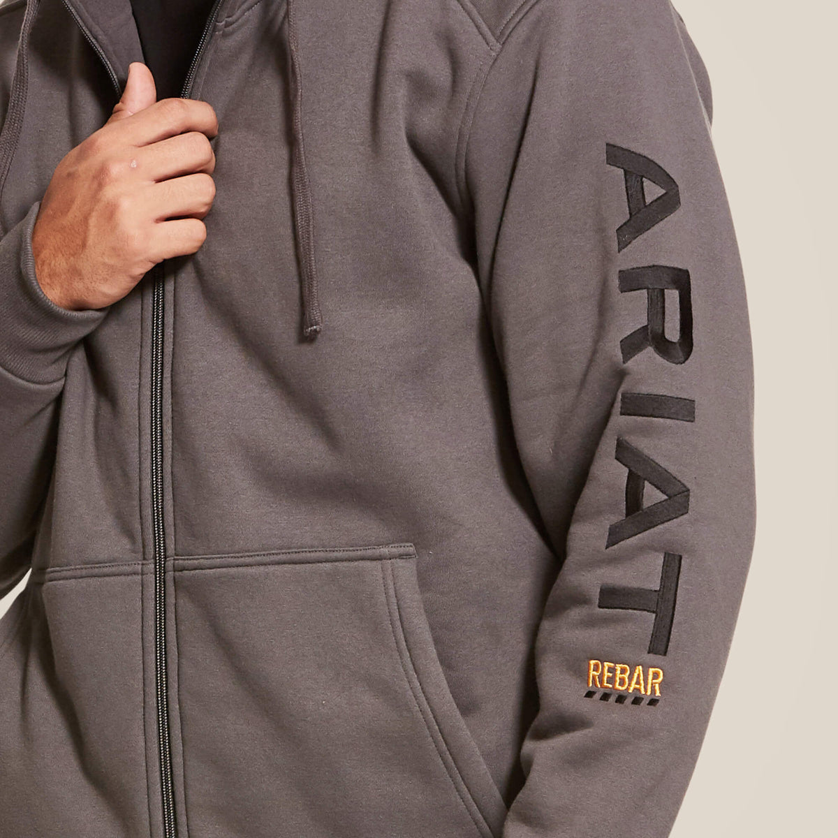 Rebar All-Weather Full Zip Hoodie - Ariat Premium