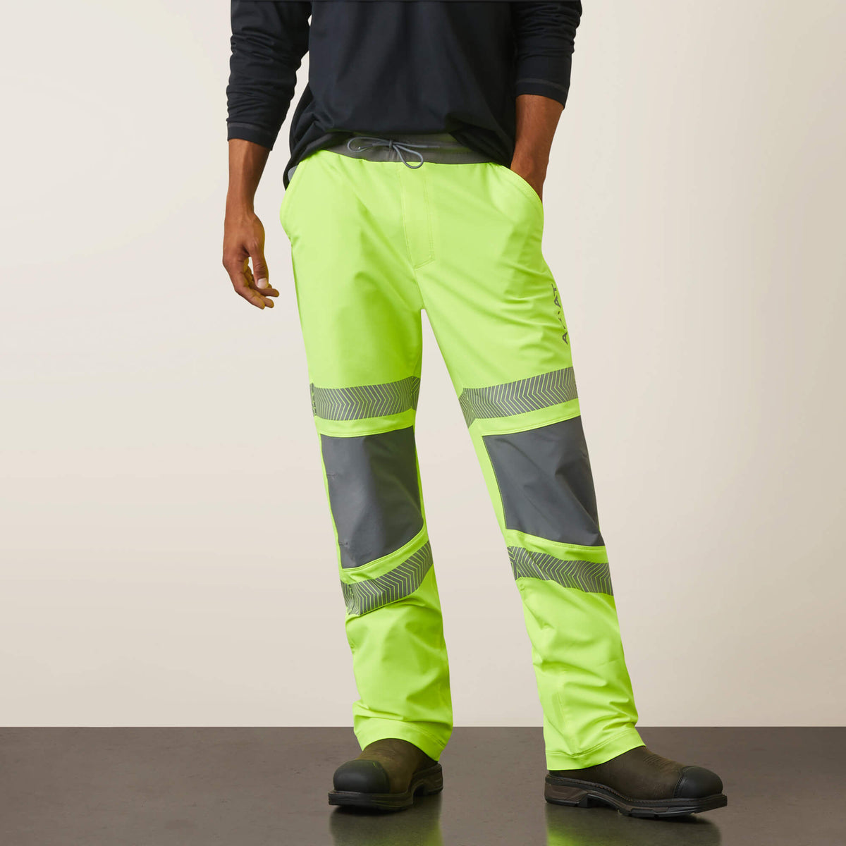 Rebar Hi-Vis Pull-On DuraStretch Straight Leg Pants - Ariat Exclusive