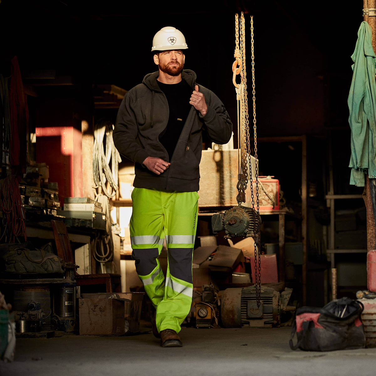 Rebar Hi-Vis Pull-On DuraStretch Straight Leg Pants - Ariat Exclusive