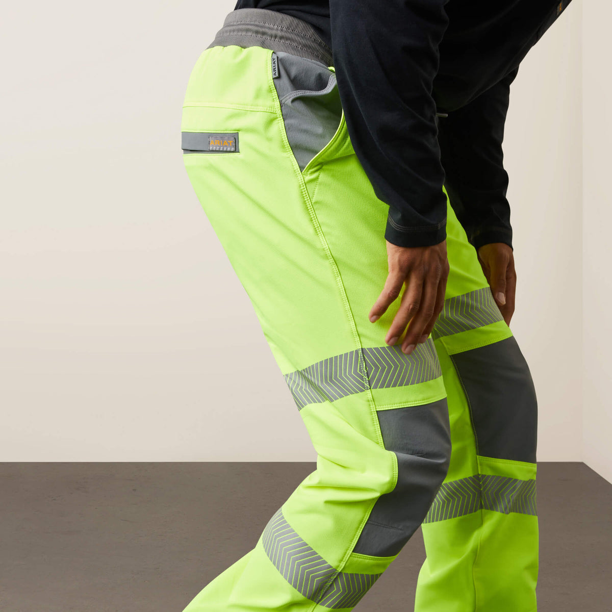Rebar Hi-Vis Pull-On DuraStretch Straight Leg Pants - Ariat Exclusive