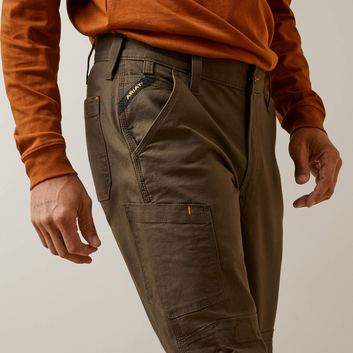Rebar M5 Straight Made Tough Knee Guardian Straight - Ariat Recommended